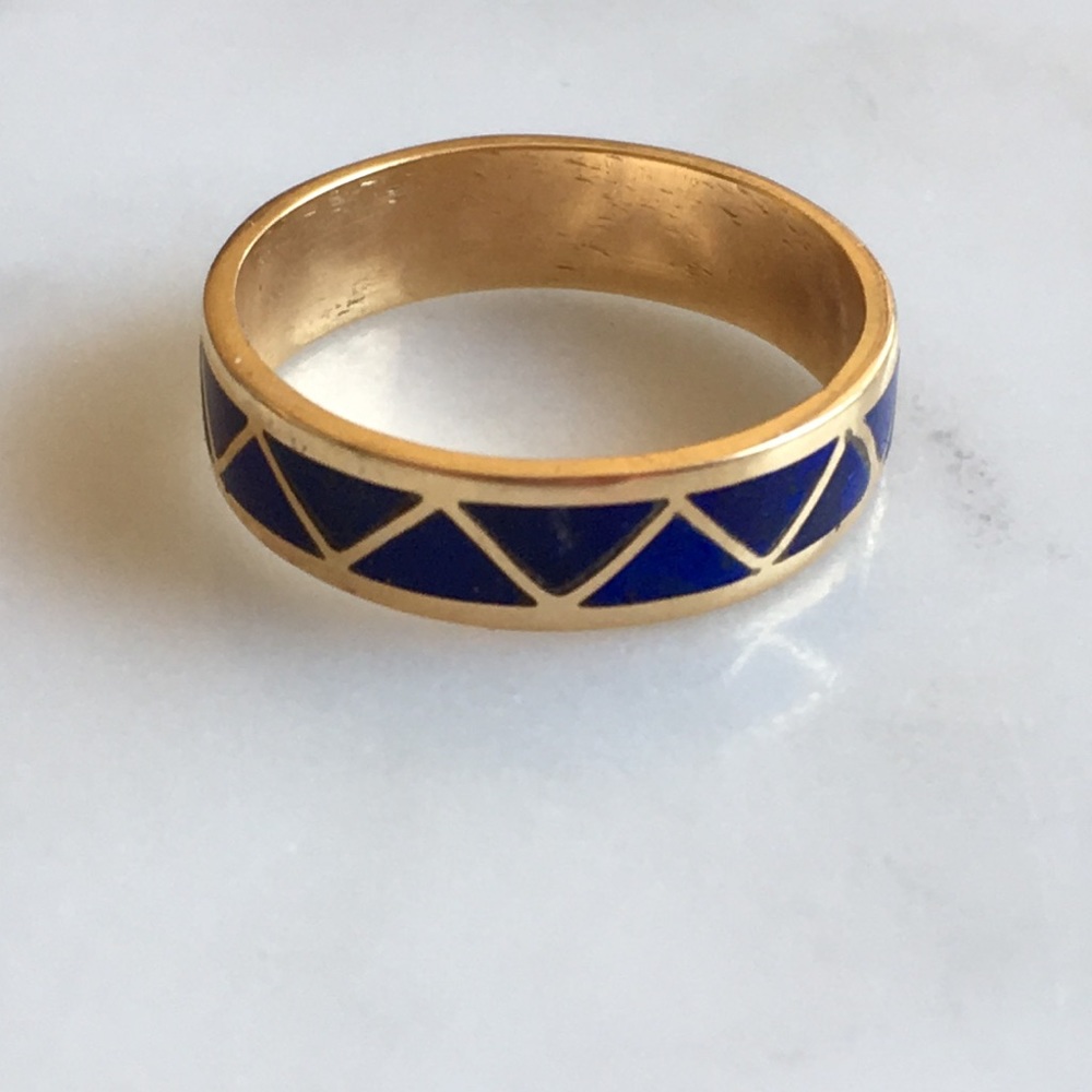 14K Gold Inlay Zuni Rings. For sale - Picture 7 of 8